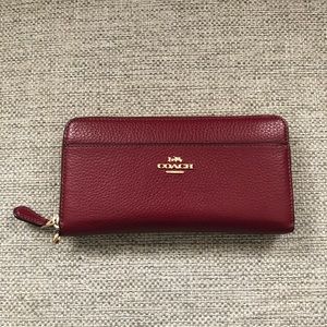 Coach Accordion Zip Wallet